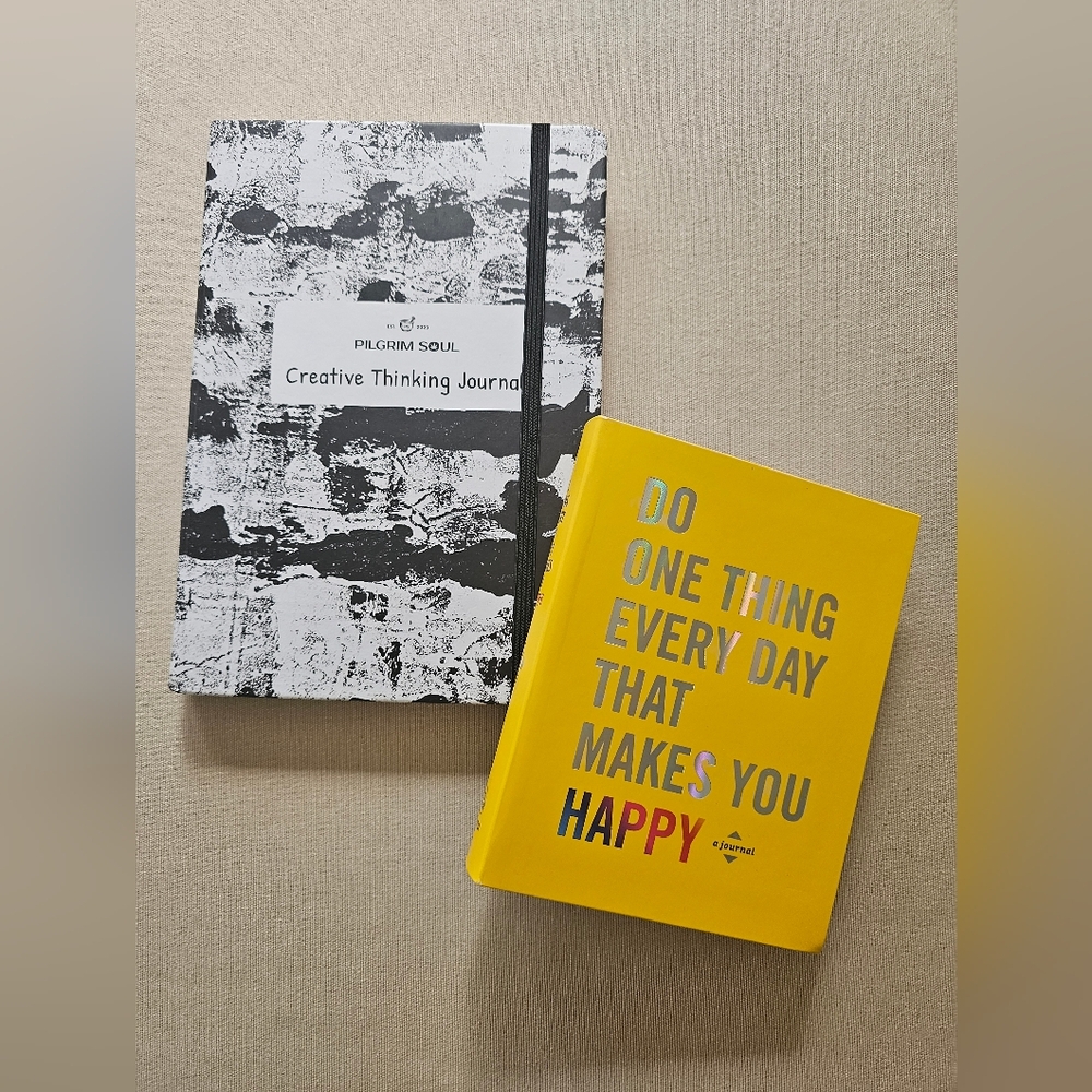 NEW! Pilgrim Soul Creative Thinking Journal AND Happiness Journal